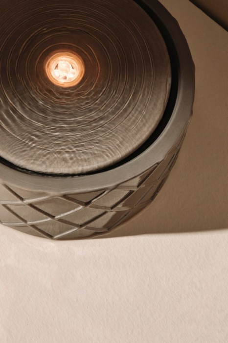 Fantana Rosy Taupe D33X14,5H cu Led [3]