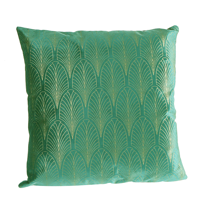 Perna Pattern, verde auriu, textil, 45×45 GILDE imagine 2022 by aka-home.ro