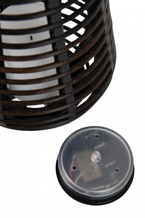 Felinar Led Solar Energy, Plastic/Fibre sintetice, Maro, 16.5x16.5x27 cm [6]