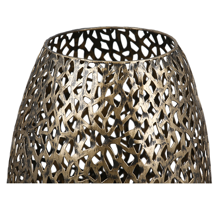 Felinar Purley, metal, auriu, 20x20 cm [3]