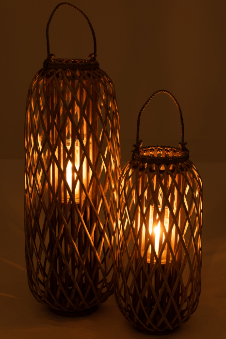 Felinar Willow, Lemn, Gri, 35x35x95 cm [4]