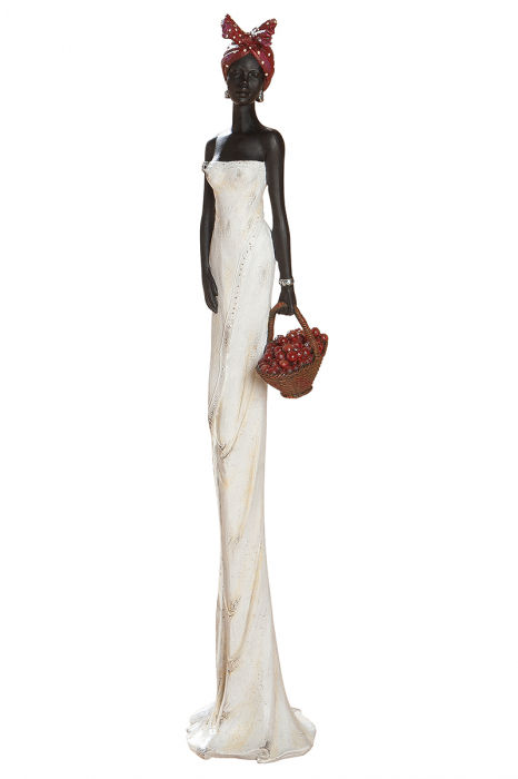 Figurina African Tortuga, rasina, multicolor, 16,5x16x82 cm [2]