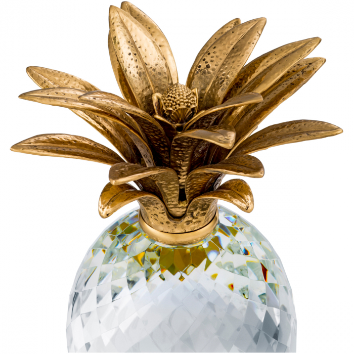 Figurină Ananas, sticla de cristal , Dims: Ø 15.5 | L. 30.5  (CM) [3]