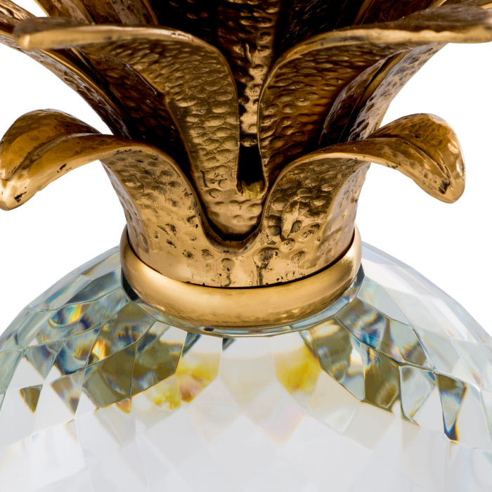 Figurină Ananas, sticla de cristal , Dims: Ø 15.5 | L. 30.5  (CM) [4]