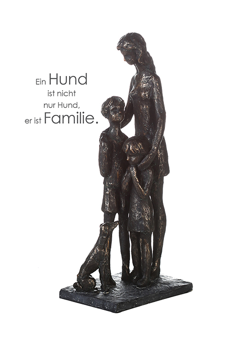 Figurina animal loving rasina, bronz, 31x14x9 cm