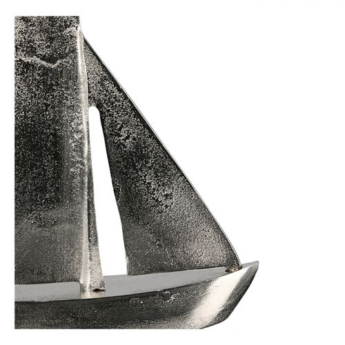 Decoratiune barca Bake, aluminiu, argintiu, 5.5x20.5x31 cm [5]