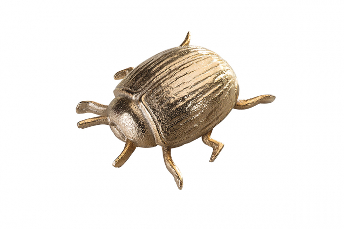 Figurina Beetle, Aluminiu, Auriu, 13x4x14 cm GILDE