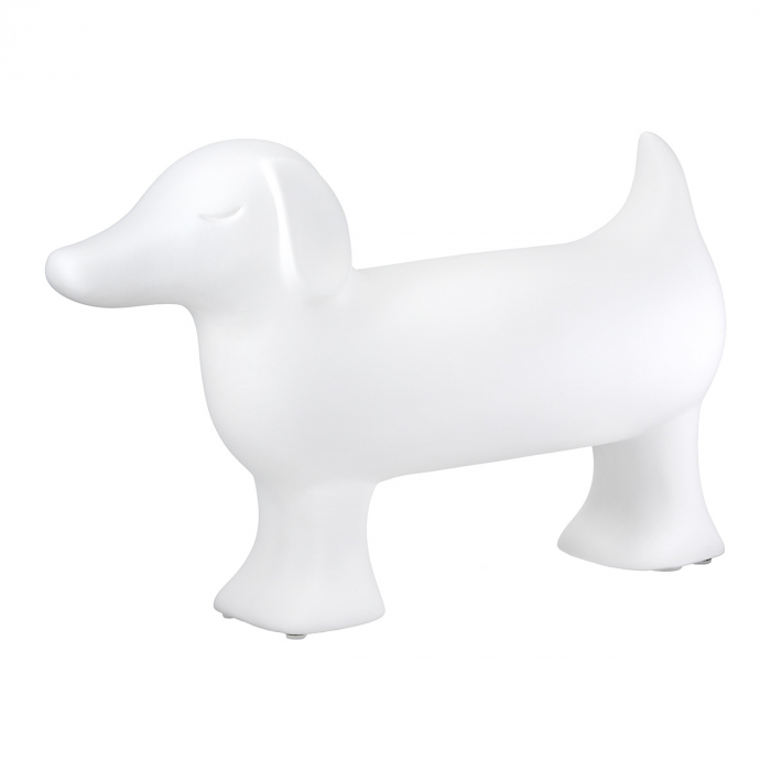 Figurină, Câine, Ceramica, negru, alb, PU 2, 2 buc. asortate, L. 11 cm, L. 35 cm, H. 23 cm [3]