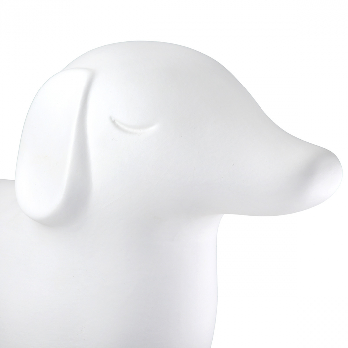 Figurină, Câine, Ceramica, negru, alb, PU 2, 2 buc. asortate, L. 11 cm, L. 35 cm, H. 23 cm [4]
