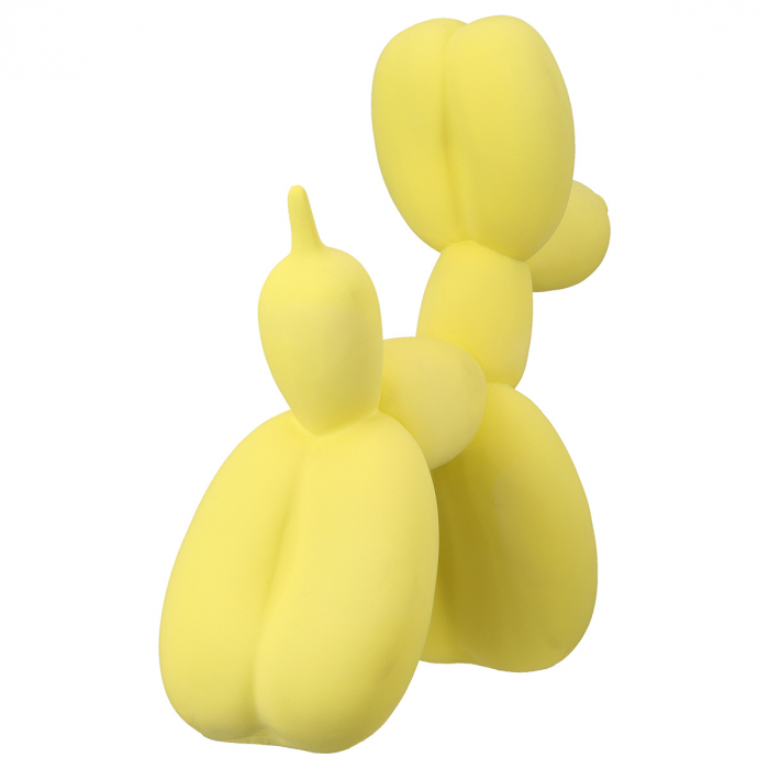 Figurină, Câine, Rășină sintetică, galben, PU 2, L. 7 cm, L. 25 cm, H 23 cm [3]