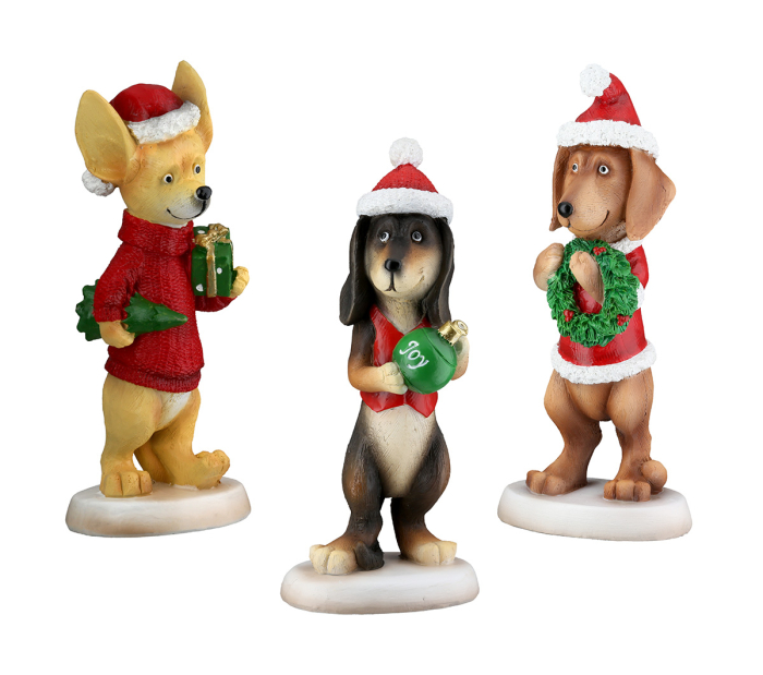 Figurina, Caine, "Snoppy", Rasina sintetica, rosu, PU 3, Asortat de 3 ori, L. 7 cm, L. 8 cm, H 21 cm [2]