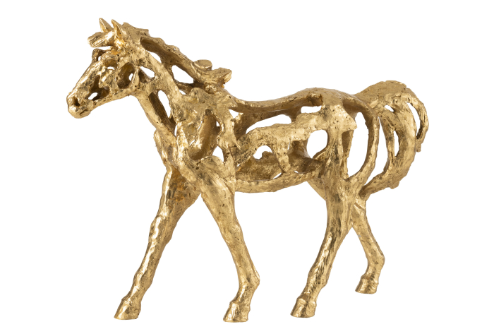 Figurina, Cal care alearga, polirasina, auriu, L [4]