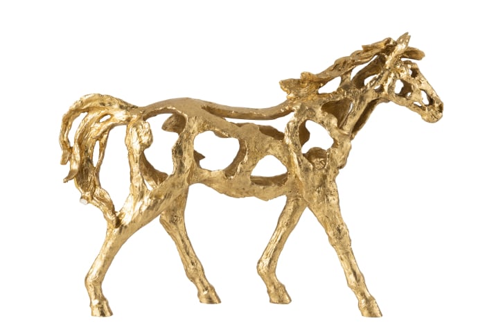 Figurina, Cal care alearga, polirasina, auriu, L [2]