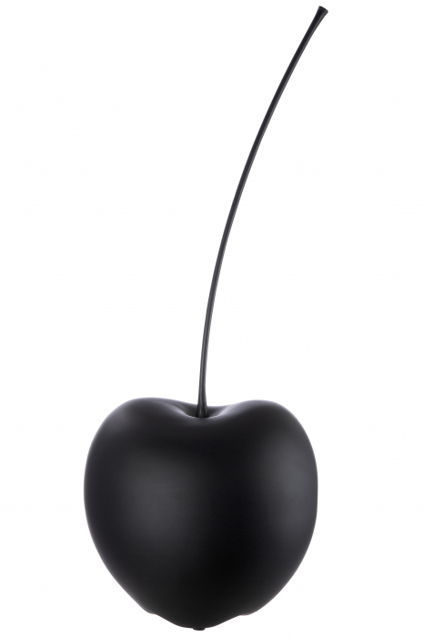 Figurina cherry, ceramica, negru, 32x90 cm