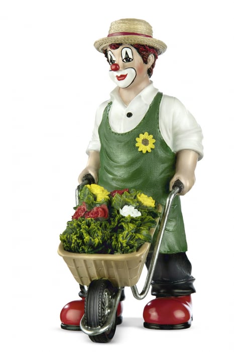 Figurina clovn, rasina, multicolor, 6x16x11 cm [2]