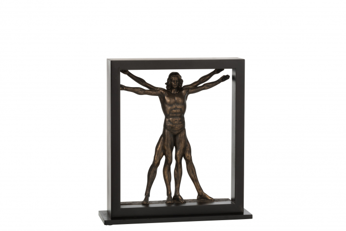 Figurina, Compozit, Bronz, 29x10x32 cm