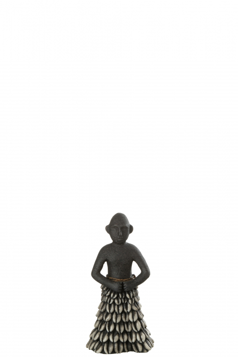 Figurina, Compozit, Negru, 10.5x7.5x21