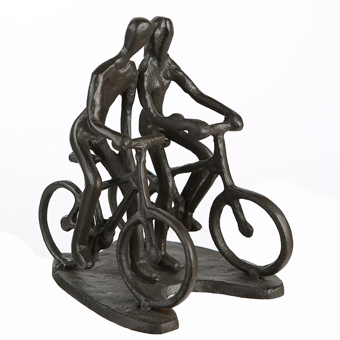 Figurina CYCLING, metal, 13x13X10 cm [4]