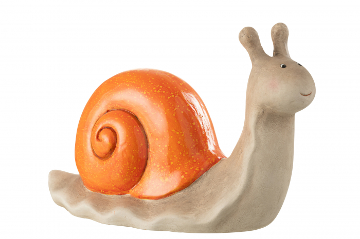 Figurina de gradina, Melc, Portocaliu 40.5X18.5X26.8 cm [2]