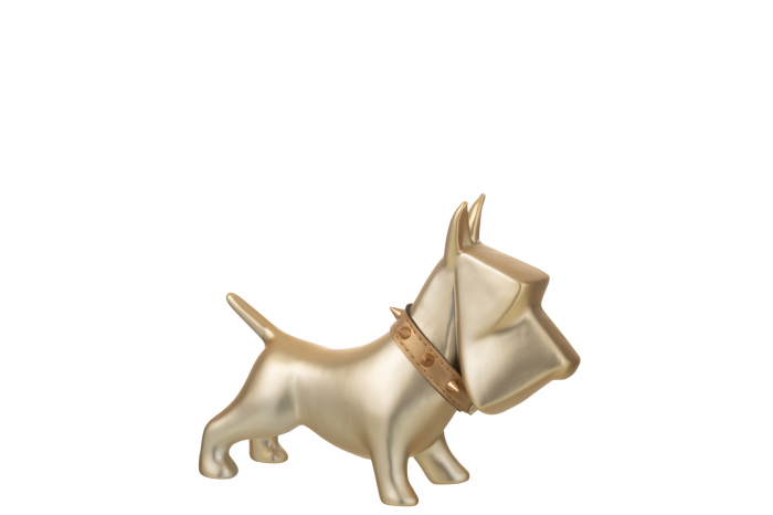Figurina Dog, Ceramica, Auriu, 22x6.5x17 cm [2]