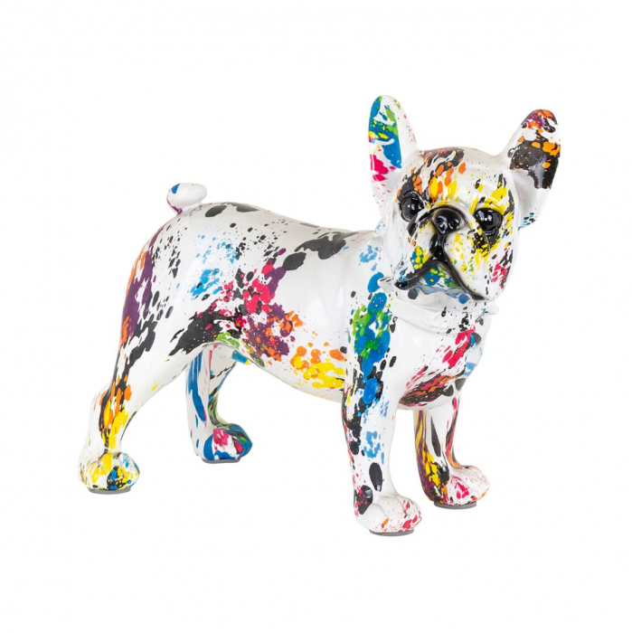 Figurina Dog Graffity, Rasina, Multicolor, 19x24x11 cm