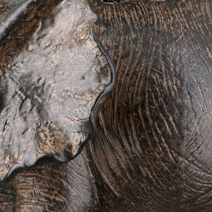 Figurină, Elefant, Tarangire, Polirășină, maro, PU 6, 3 buc. asortate, L. 15 cm, L. 10 cm, H. 15,5 cm [5]