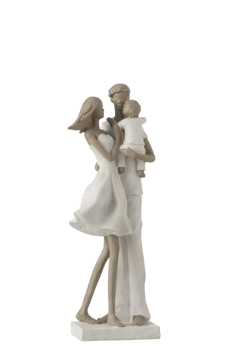 Figurina familie, Material sintetic, Alb , 11.5x12.5x31 [1]