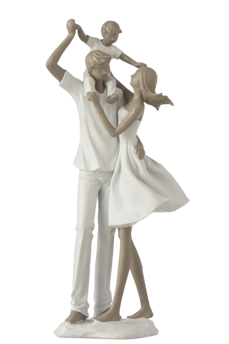 Figurina familie, Material sintetic, Alb , 15x10x39.5 [1]