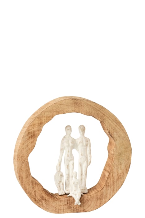 Figurina Family, Lemn, Natural, 27x8x27 cm [1]