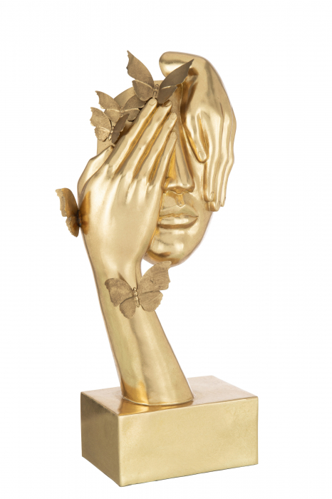 Figurina, GABRIELA, Fluture, Auriu auriu