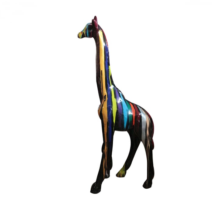 Figurină, Girafă, Polirășină, multicoloră, PU 1, L. 40 cm, L. 96 cm, H. 198 cm [2]