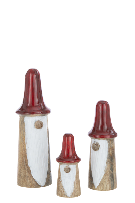 Figurină, Gnom Natur, Set 3, Lemn [1]