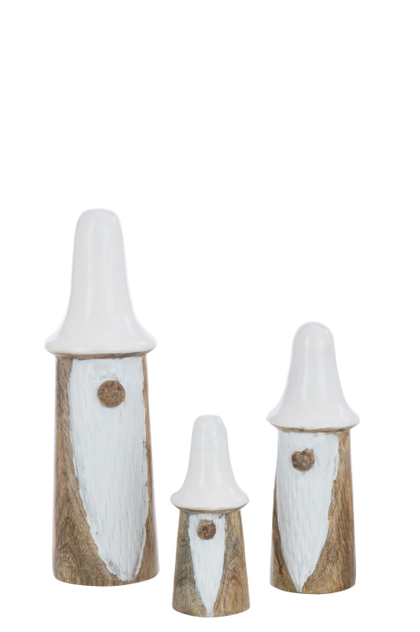 Figurină, Gnom Natur, Set 3, Lemn [1]
