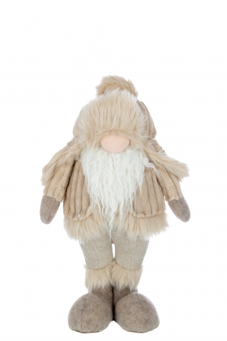 Figurina gnom Textil Bej