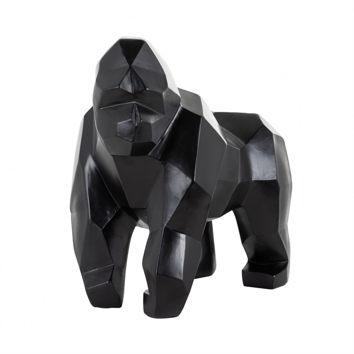 Figurina Gorilla Koko, Rasina, Negru, 22x13.5x22 cm