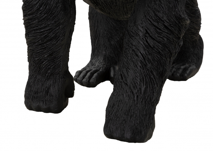Figurina Gorilla, Rasina, Negru, 37.5x35x21.5 cm [4]
