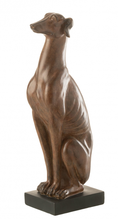 Figurina Greyhound, Rasina, Maro, 21.5x15x55 cm