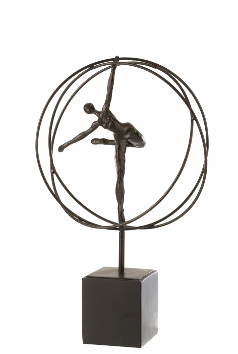 Figurina Gymnast In Circle, Rasina, Maro, 30x17.5x49 cm