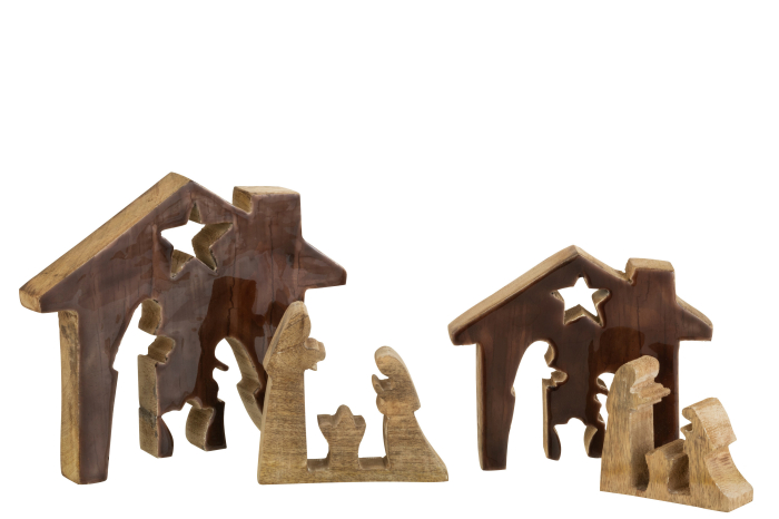 Figurină, House Lemn /Natur L [4]