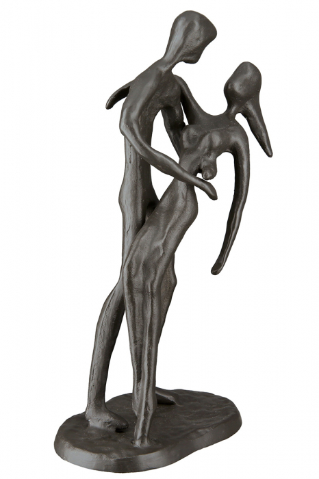Figurina In Arm, Fier, Negru, 7x20x11 cm GILDE
