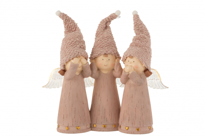 Figurina, Material sintetic, Roz, 11x29x21 [2]