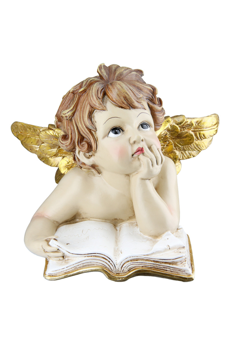 Figurina, ingeri, „Wanda”, Rasina sintetica, bej, PU 4, L. 11,5 cm, l. 16 cm, H 11 cm [1]