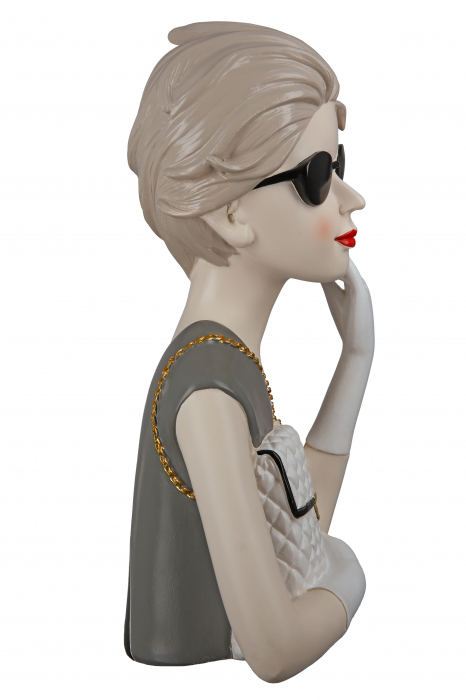 Figurina Lady Bag, Rasina, Multicolor, 18x29x15 cm [4]