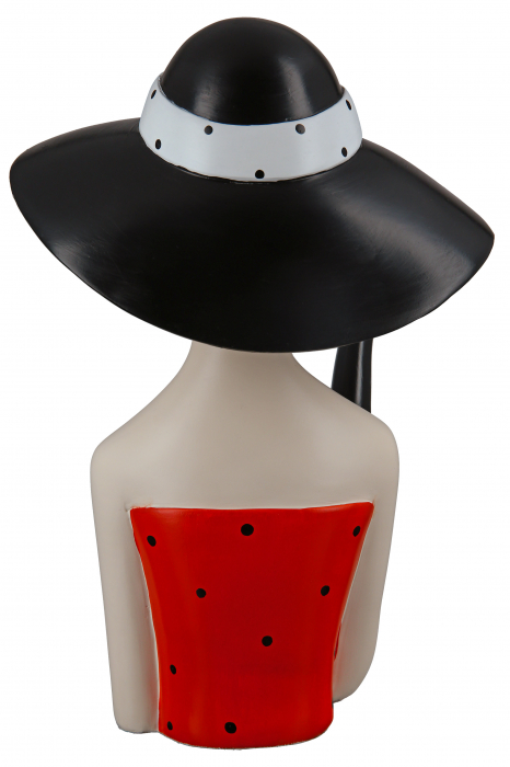 Figurina Lady Black Hat, Rasina, Multicolor, 19.5x30x15 cm [3]