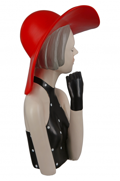 Figurina Lady Red Hat, Rasina, Multicolor, 20x27x14 cm [4]