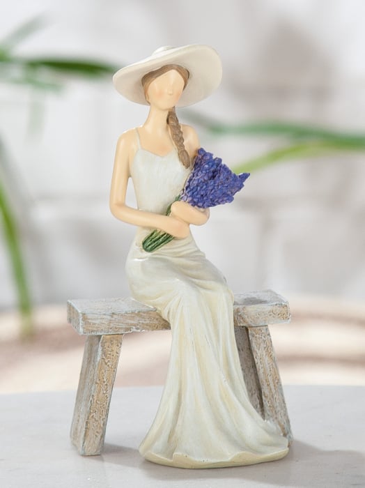 Figurina Lady Viola, Rasina, Multicolor, 9x17x8 cm