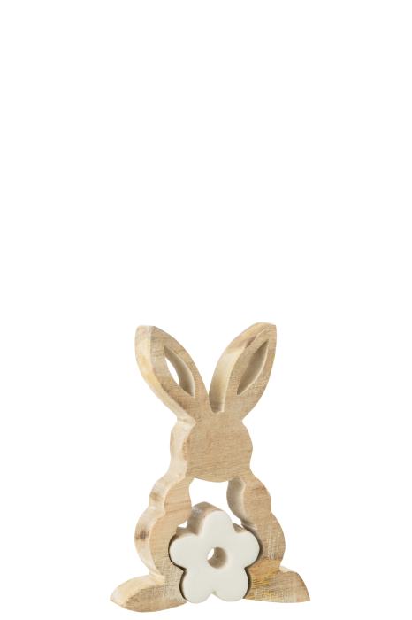 Figurina, Lemn, Alb , 14x9.5x2.5 [1]