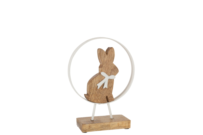 Figurina, Lemn, Alb, 18x4x23.5 [1]