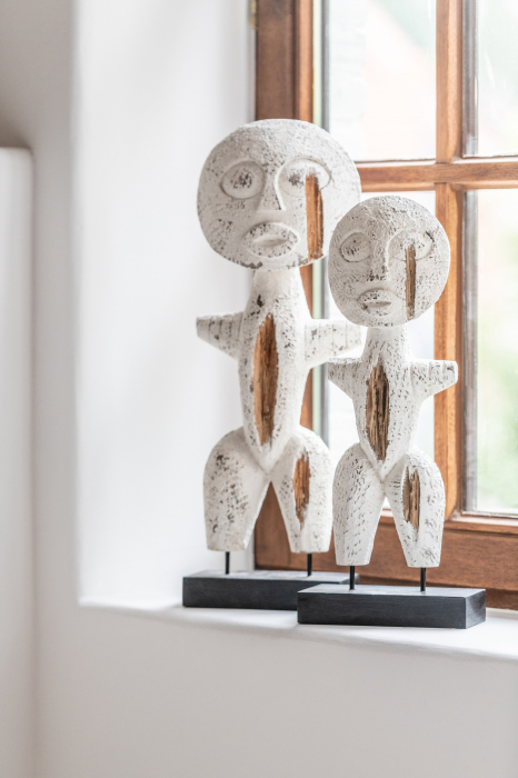 Figurina, Lemn, Alb, 21x57x20.5 cm [3]