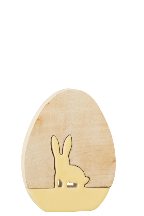 Figurina, Lemn, Galben, 18.5x14x2.5 [1]